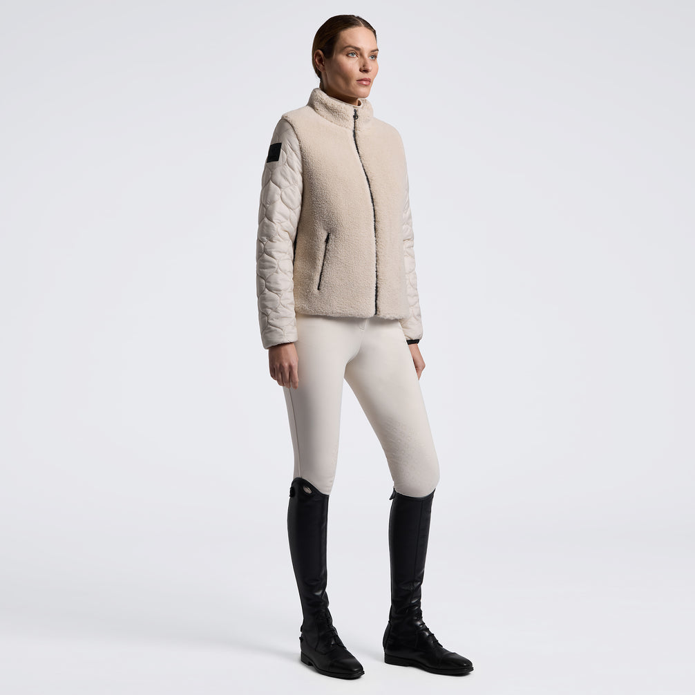 Cavalleria Toscana Teddy Bear Fleece + Nylon Jacket Dames
