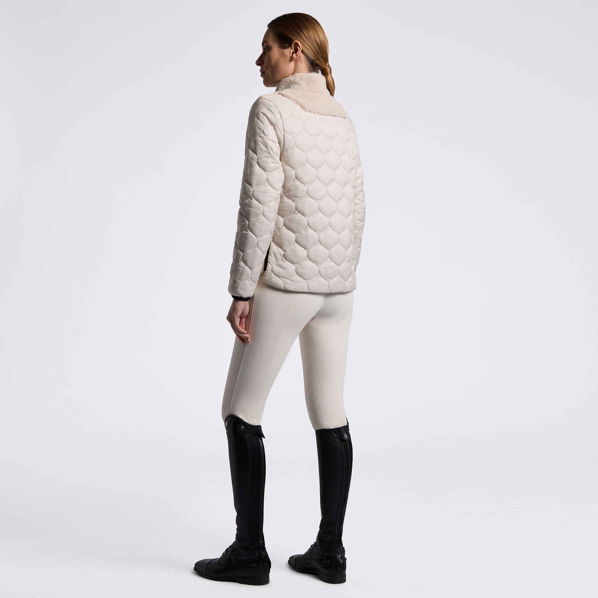 Cavalleria Toscana Teddy Bear Fleece + Nylon Jacket Dames