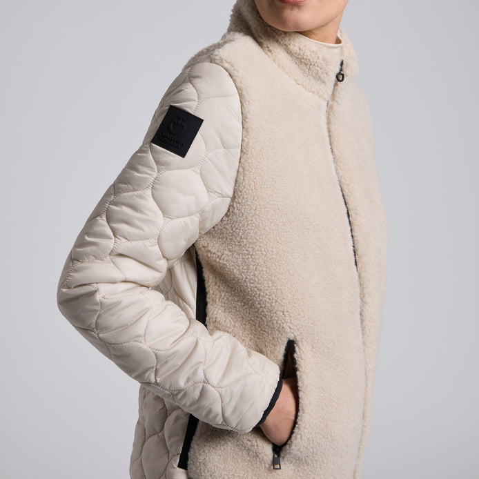 Cavalleria Toscana Teddy Bear Fleece + Nylon Jacket Dames