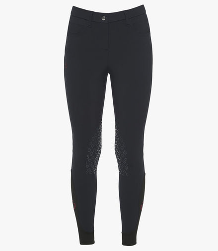 Cavalleria Toscana Jumping Riding Breeches Jersey Knee Grip Girls FW24