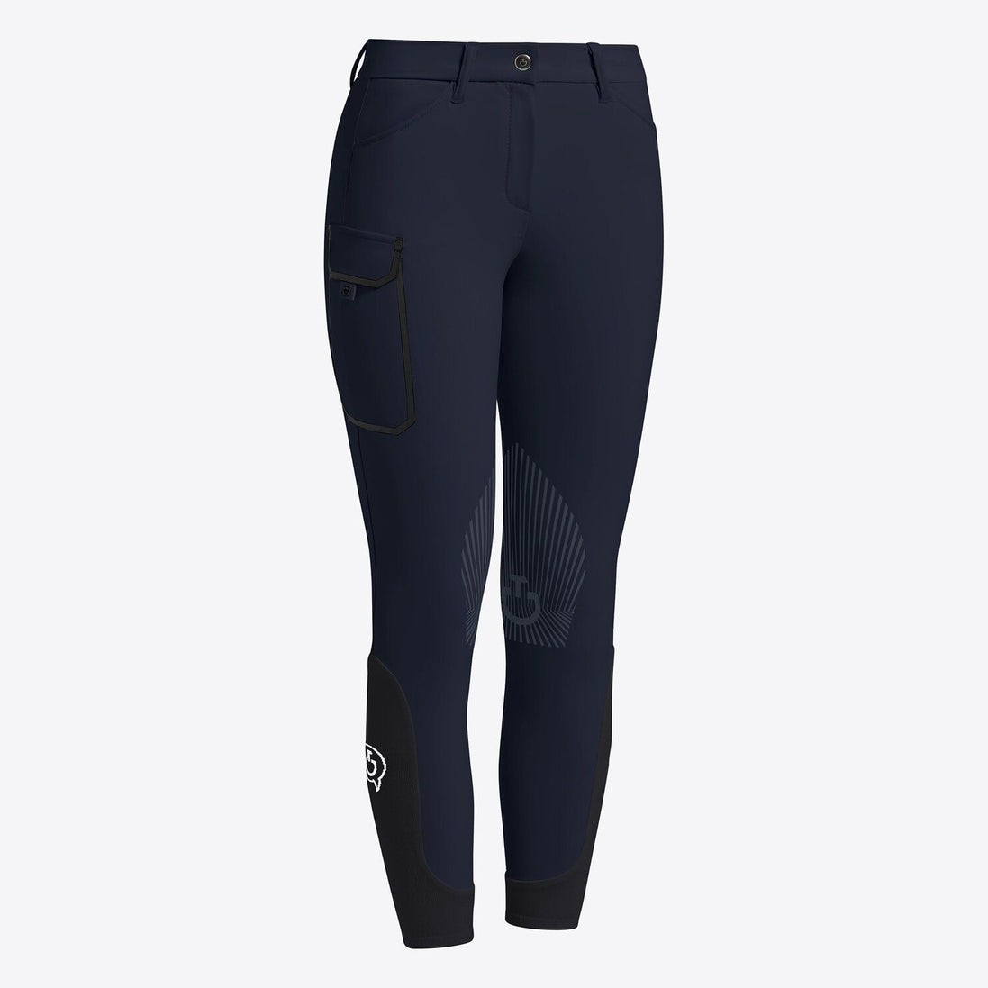 Cavalleria Toscana Jumping Cargo Rijbroek Knee Grip Meisjes FW24