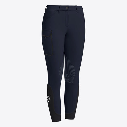 Cavalleria Toscana Jumping Cargo Rijbroek Knee Grip Meisjes FW24