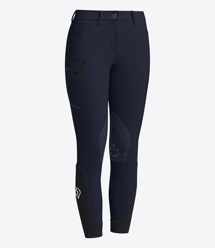 Cavalleria Toscana Jumping Cargo Rijbroek Knee Grip Meisjes FW24