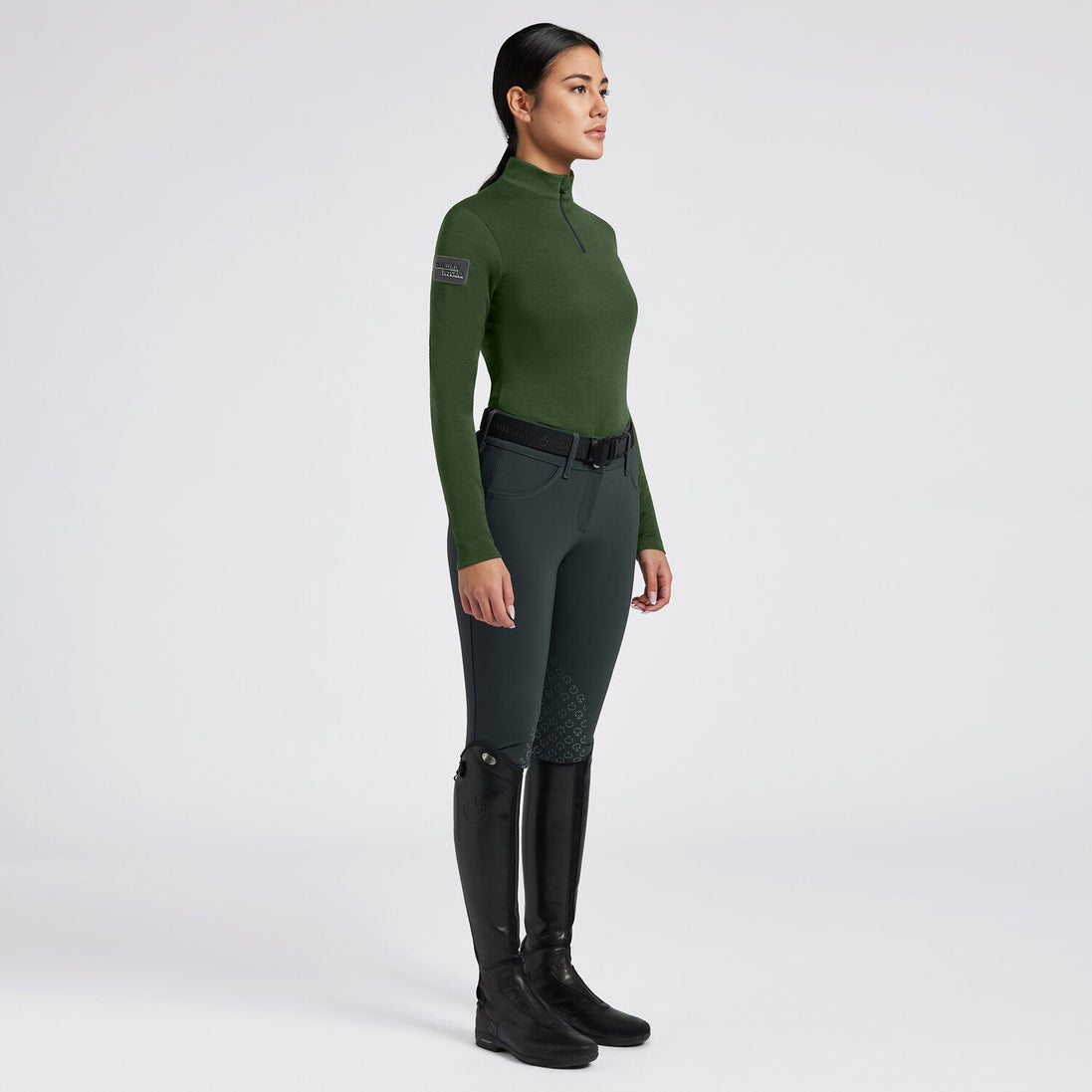 Cavalleria Toscana Dames Technical wool training Polo