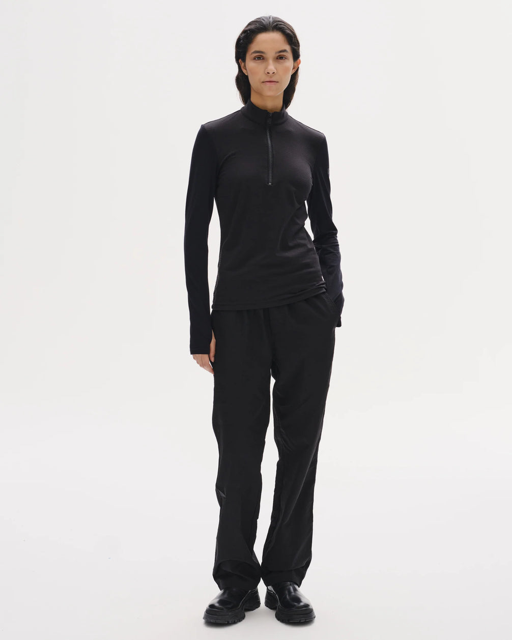 Polaire demi-zip Trolle Colorado Grid Femme