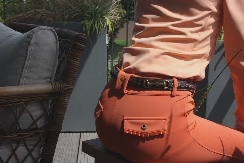 Joline Kids Rijbroek Royal Orange