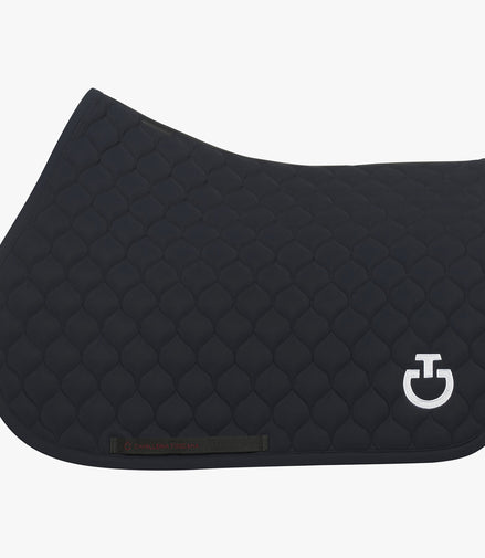 Tapis de selle matelassé circulaire Cavalleria Toscana pour le saut d'obstacles