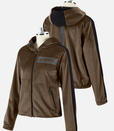 Animo Lydia Sweater met Capuchon Fluweel