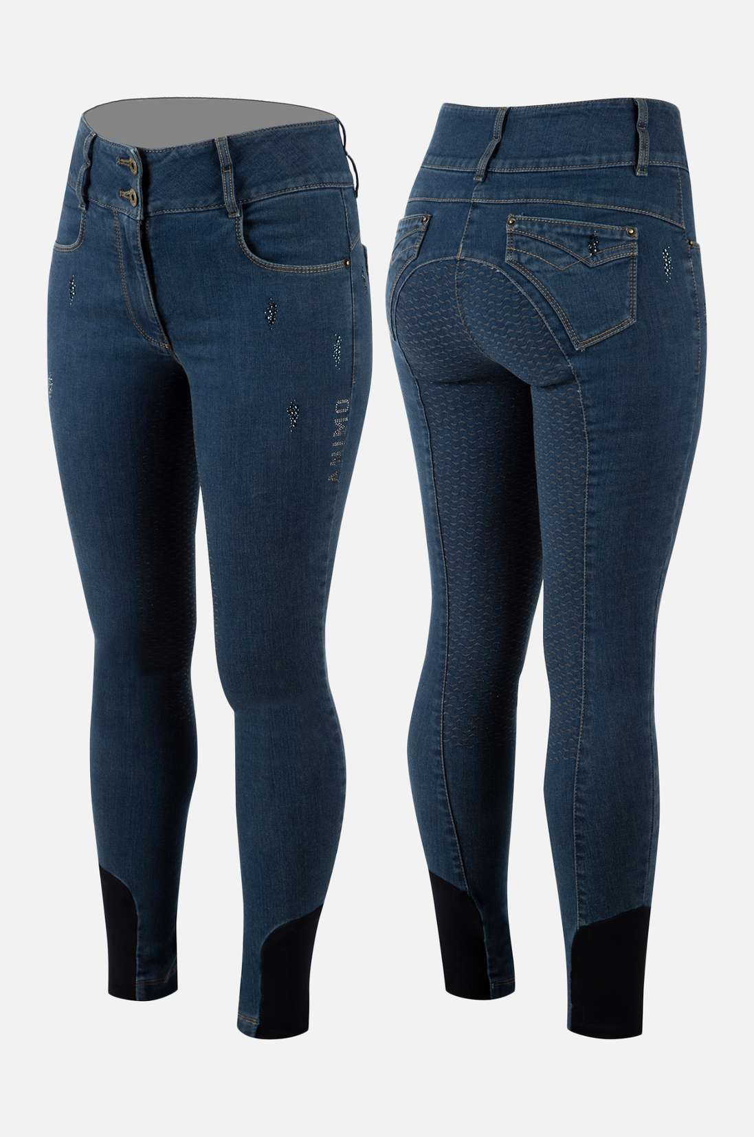Animo Dames Nigeria Full Grip Jeans Rijbroek