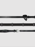 Dy'on 5/8" Webband teugels met 9 leren passanten