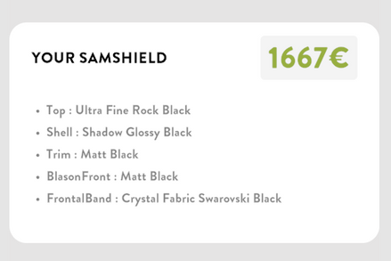 Samshield Miss Shield Glossy Ultra Fine Rocks Matt Black