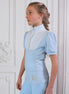 Joline Wedstrijdshirt Josephine korte mouw Aqua Blue