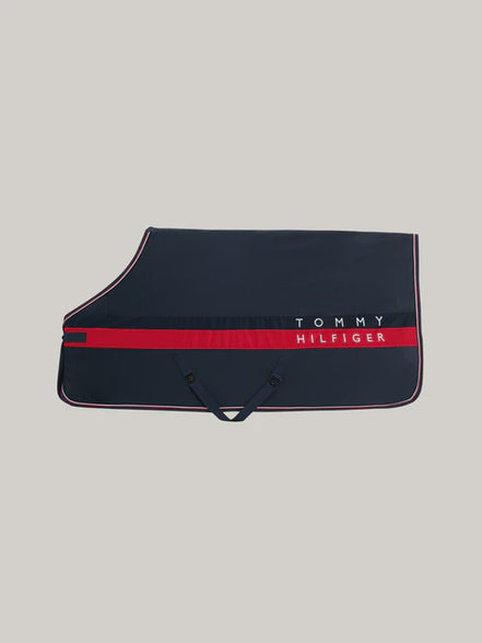 Tommy Hilfiger Equestrian Kingston Light & Dry Color Block Paardendeken Desert Sky