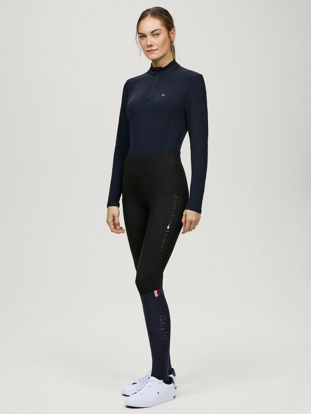 Tommy Hilfiger Elmira Winter Rhinestone Full Grip Women's Riding Leggings