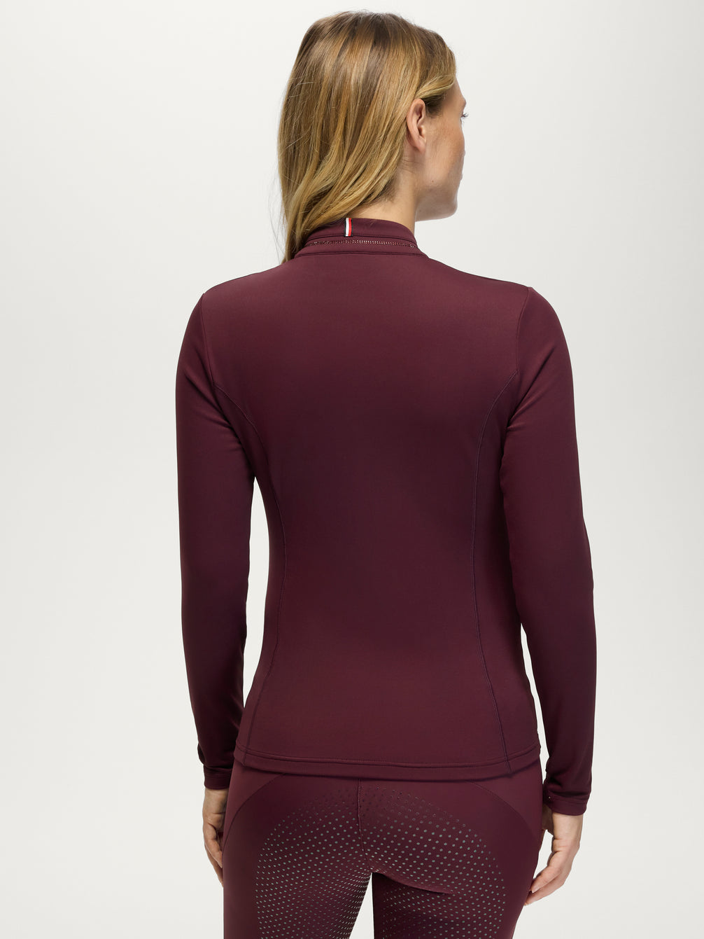 Tommy Hilfiger Cady 1/4 Zip Rhinestone Training Top Dames
