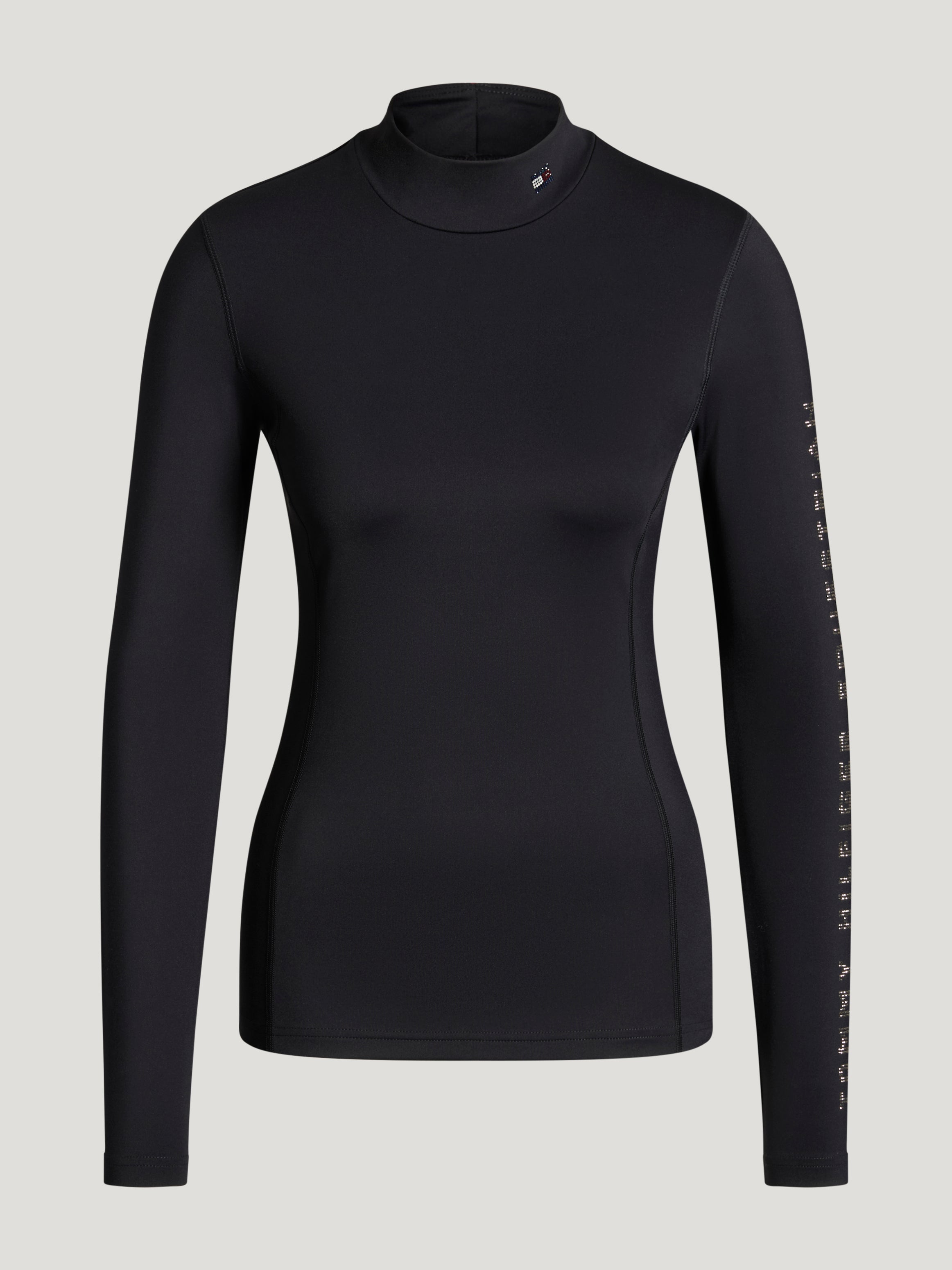 Tommy Hilfiger Amelie Rhinestone High Neck Baselayer Dames