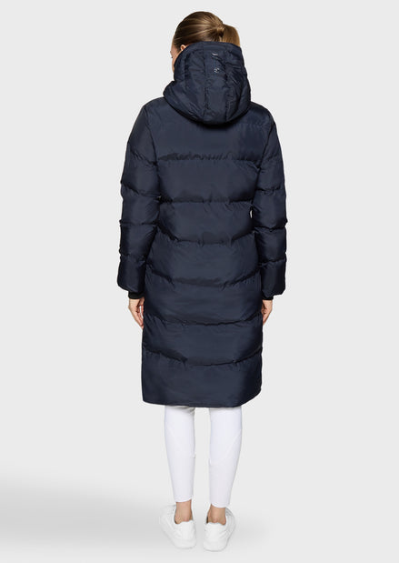 Samshield Sierra lange puffer parka dames Navy