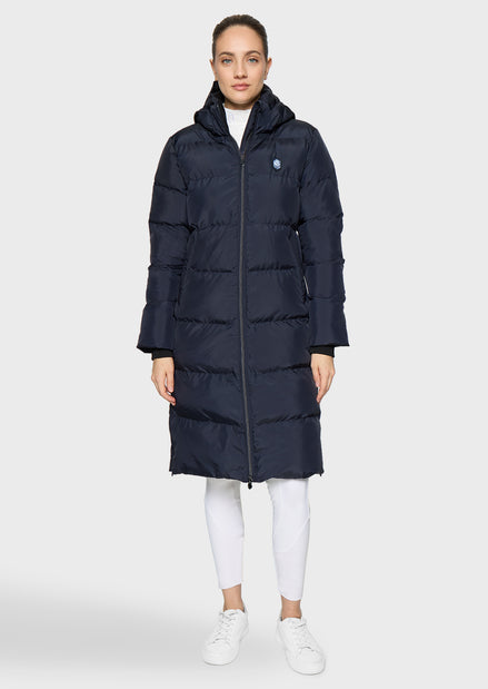 Samshield Sierra lange puffer parka dames Navy