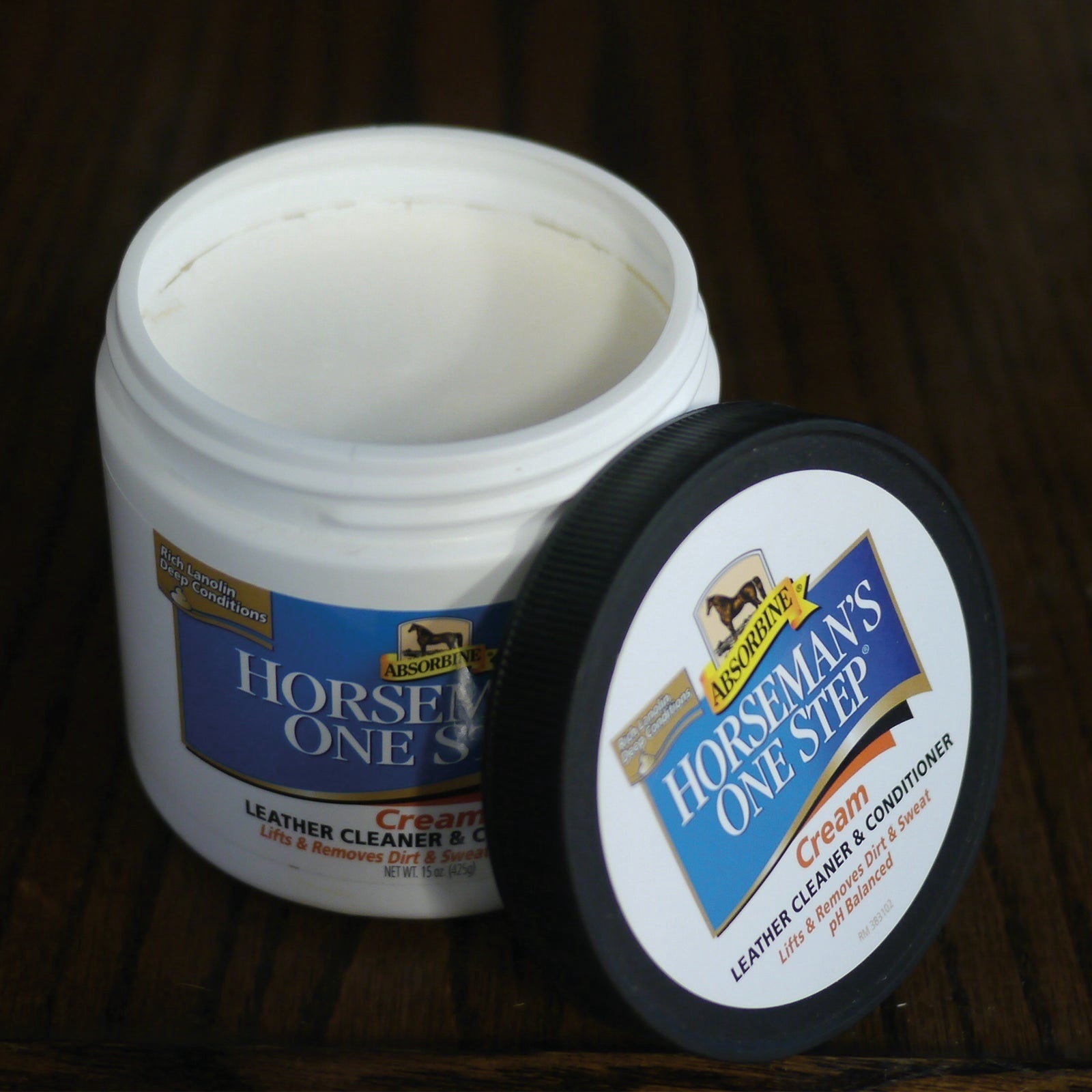 Absorbine Ledercrème Horseman's One Step 425 g Lederonderhoud - Maddelin Equestrian Absorbine