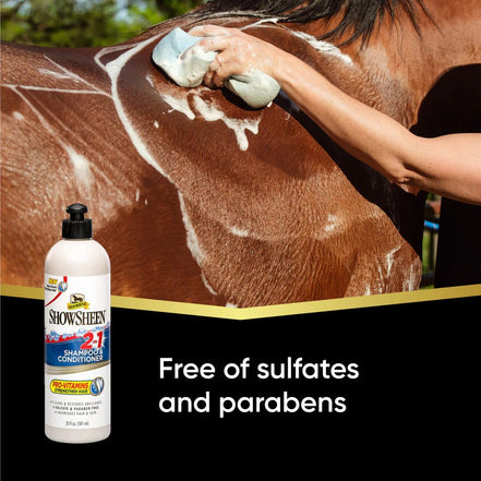 Absorbine Showsheen 2 in 1 Shampoo and Conditioner 591ml Verzorgingsproducten - Maddelin Equestrian Absorbine