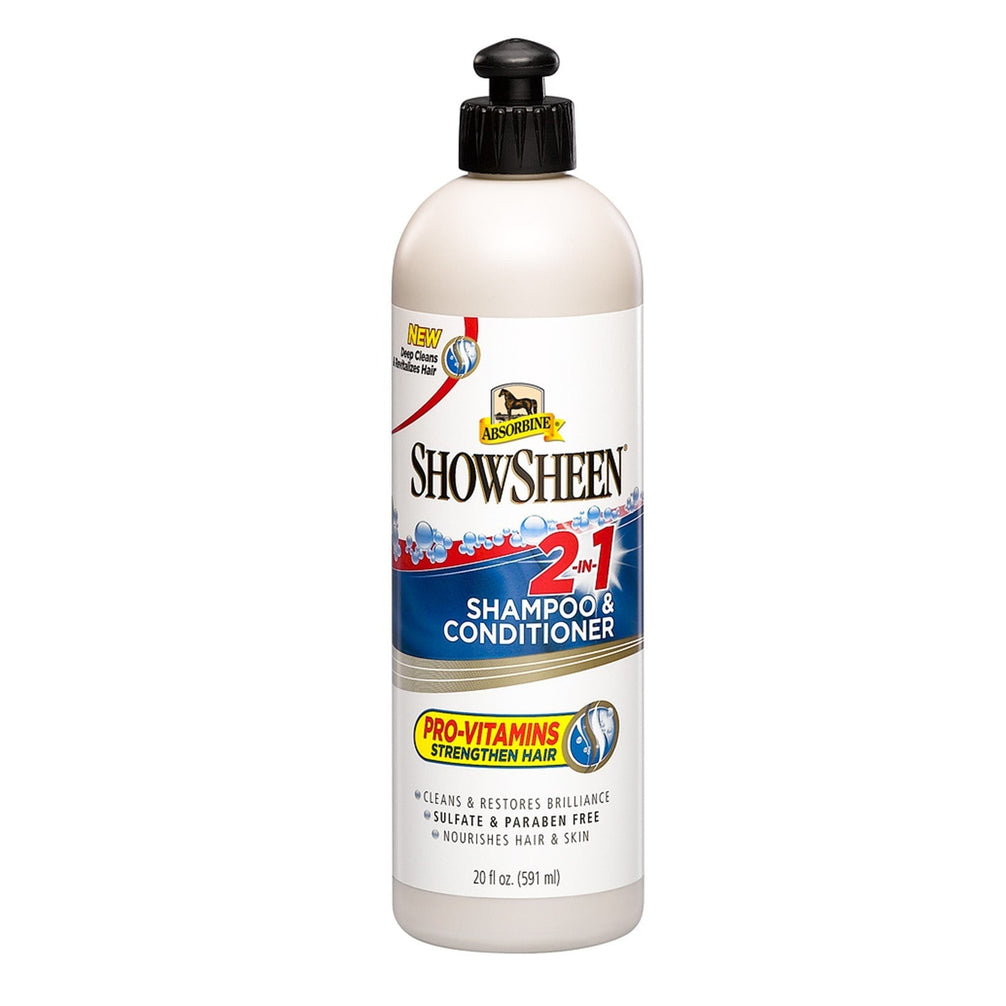 Absorbine Showsheen 2 in 1 Shampoo and Conditioner 591ml Verzorgingsproducten - Maddelin Equestrian Absorbine