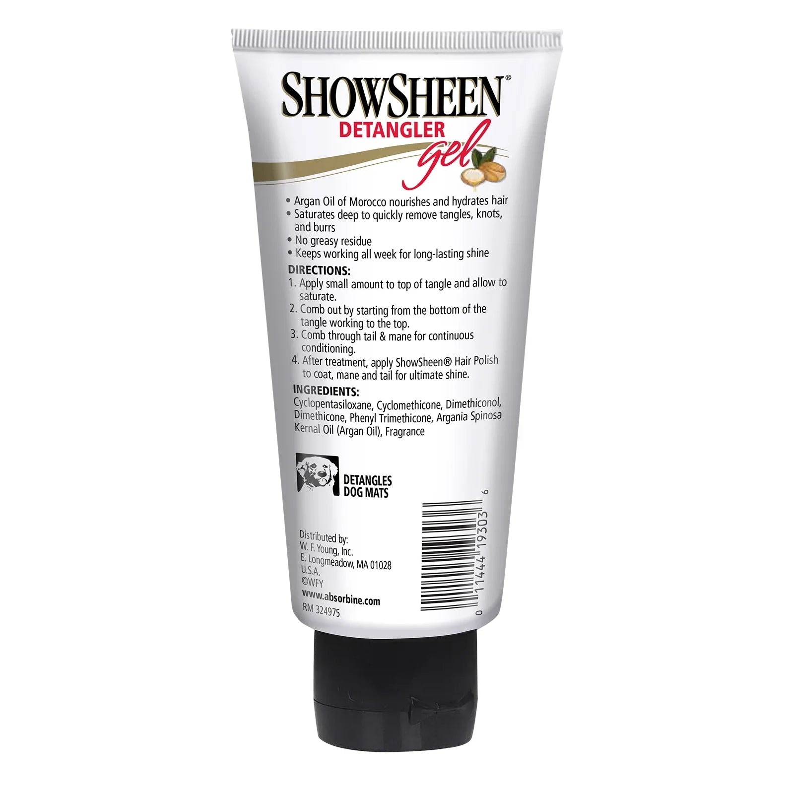 Absorbine Showsheen Detangler Gel 118ml Verzorgingsproducten - Maddelin Equestrian Absorbine