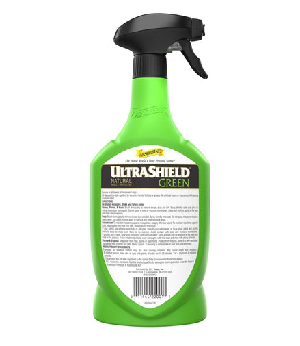 Absorbine Ultra Shield Green 946 ml Vliegen & eczeem - Maddelin Equestrian Absorbine
