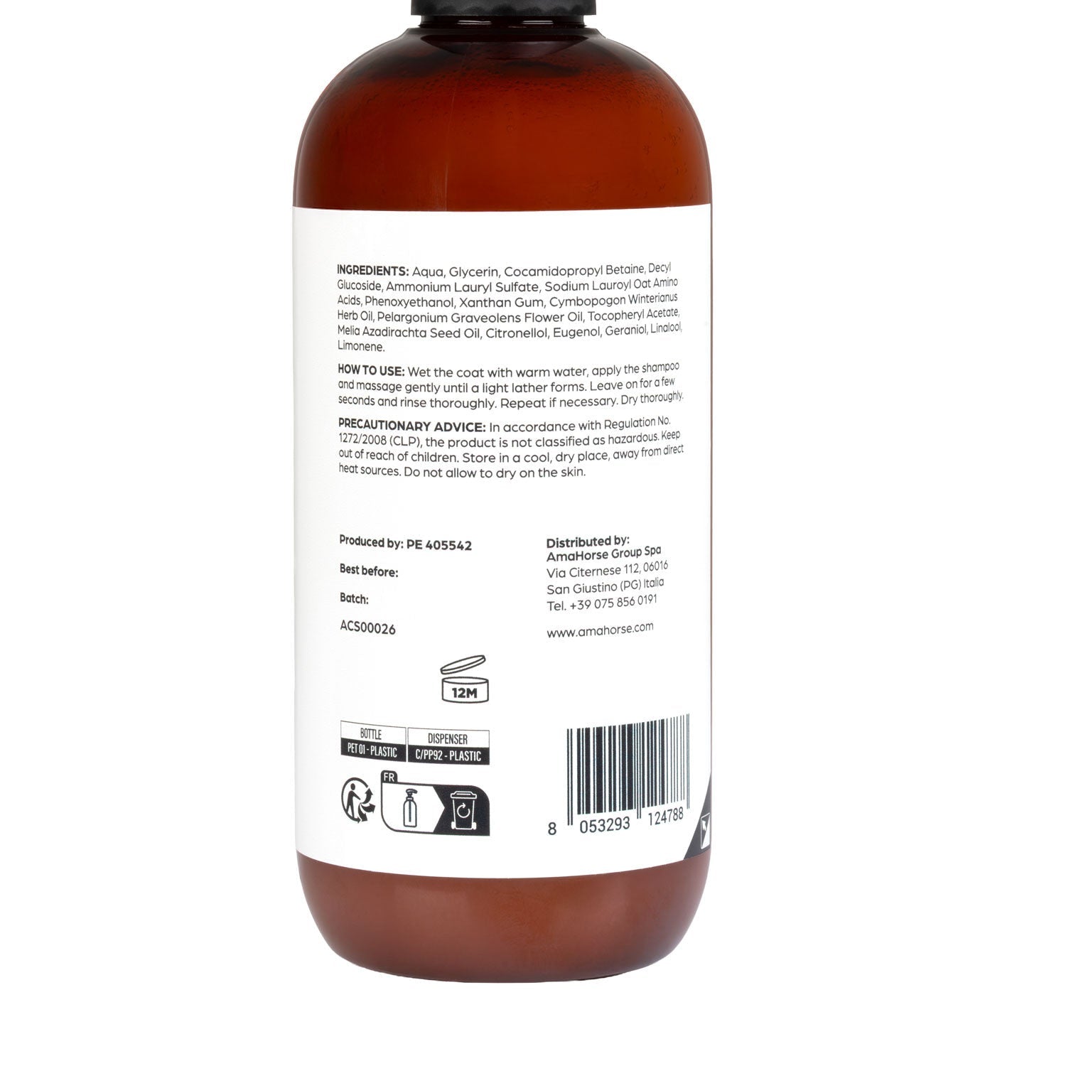 Acavallo Citronella & Geranium Anti - Vliegen Shampoo Verzorgingsproducten - Maddelin Equestrian Acavallo