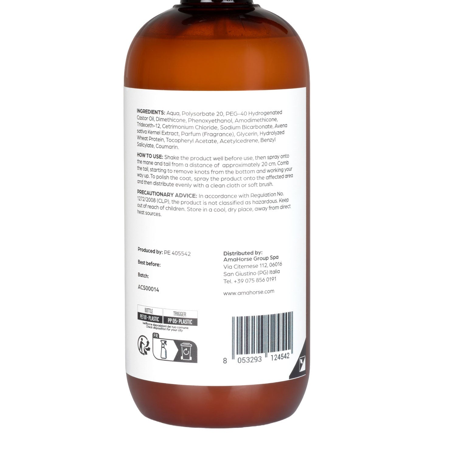 Acavallo Coconut & Oat Detangler Verzorgingsproducten - Maddelin Equestrian Acavallo