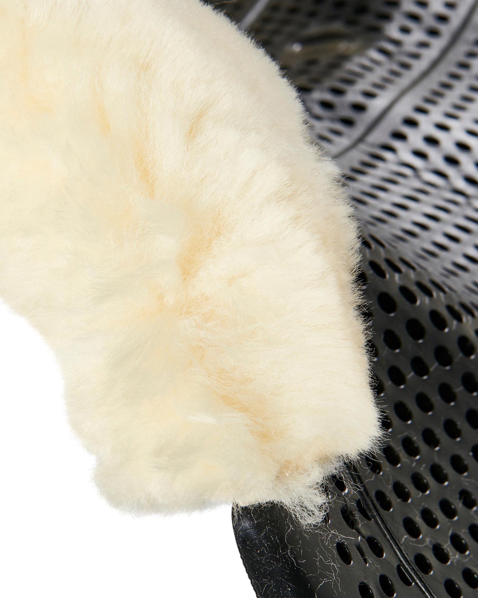 Acavallo Gel NS - S Classic - S uitgesneden plat Zwart Schapenleer Naturel L Zadelonderleggers - Maddelin Equestrian Acavallo