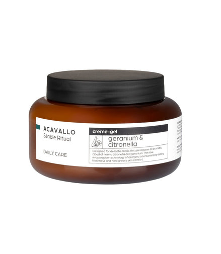 Acavallo Geranium & Citronella anti - vliegen Cream Gel Vliegen & eczeem - Maddelin Equestrian Acavallo