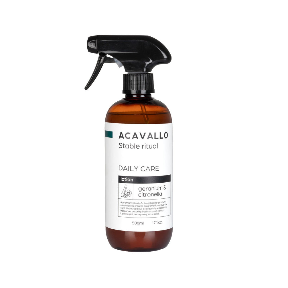 Acavallo Geranium & Citronella anti - vliegen Lotion Vliegen & eczeem - Maddelin Equestrian Acavallo