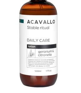 Acavallo Geranium & Citronella anti - vliegen Lotion Vliegen & eczeem - Maddelin Equestrian Acavallo