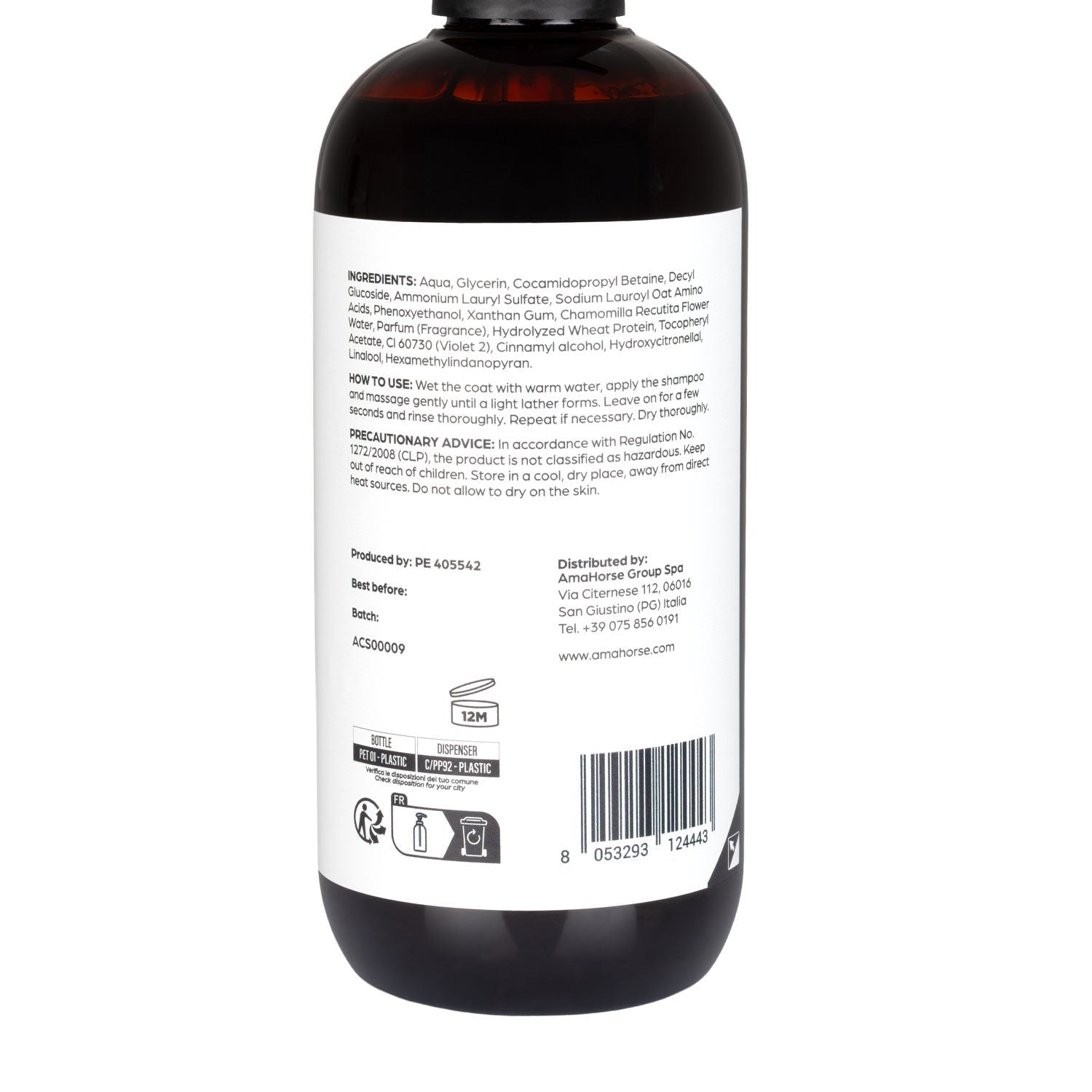 Acavallo Honey & Vanilla Shampoo For Gray Verzorgingsproducten - Maddelin Equestrian Acavallo