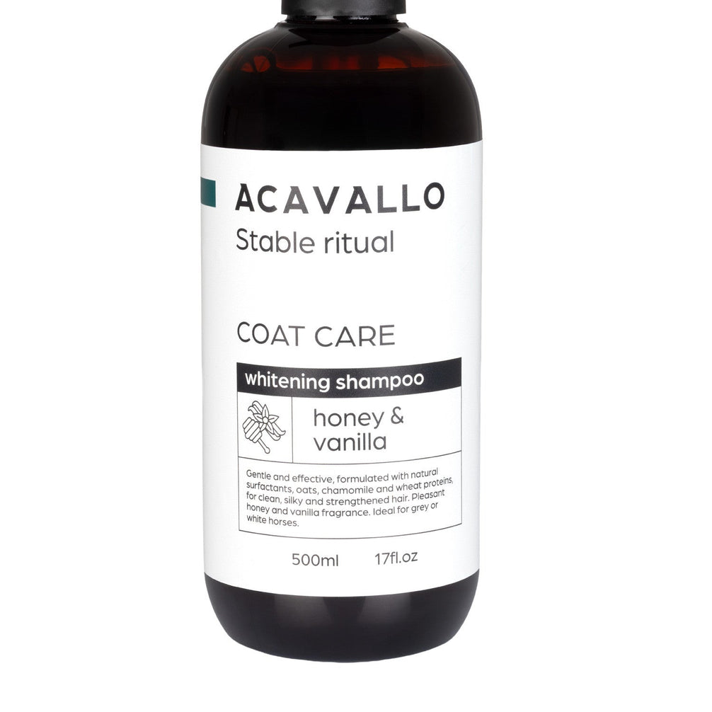 Acavallo Honey & Vanilla Shampoo For Gray Verzorgingsproducten - Maddelin Equestrian Acavallo