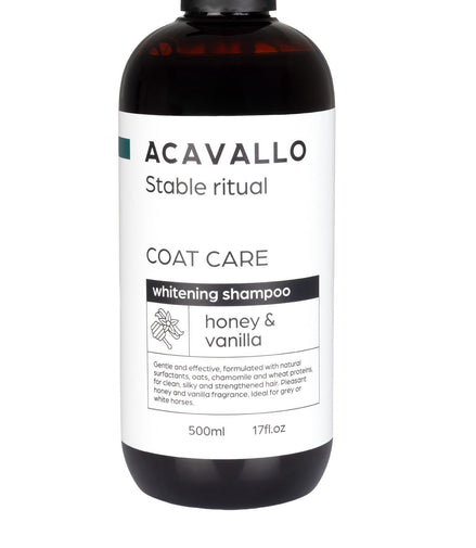 Acavallo Honey & Vanilla Shampoo For Gray Verzorgingsproducten - Maddelin Equestrian Acavallo