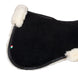 Acavallo Pocket & Memory Foam Half Pad W/risers Sheepskin Naturel Black Zadelonderleggers - Maddelin Equestrian Acavallo