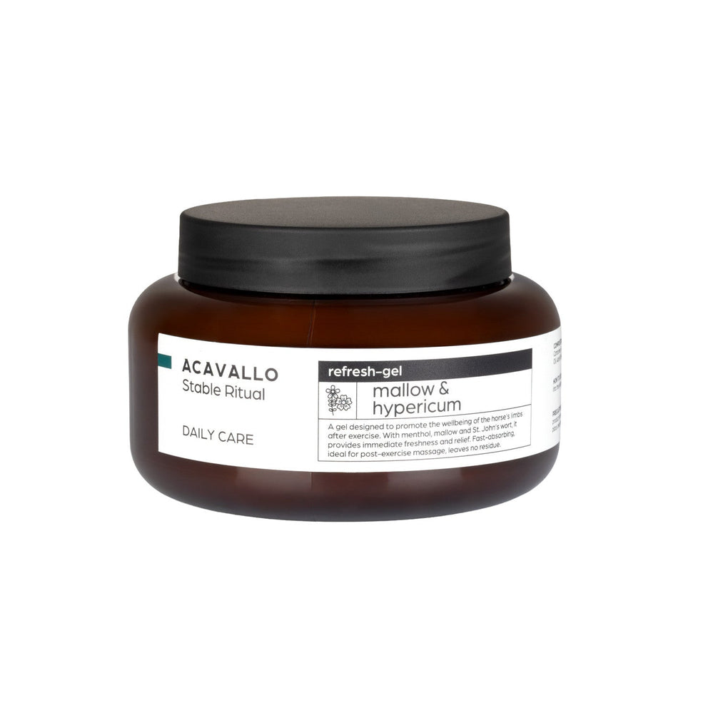 Acavallo Refresh Gel met Mallow & Hypericum Verzorgingsproducten - Maddelin Equestrian Acavallo