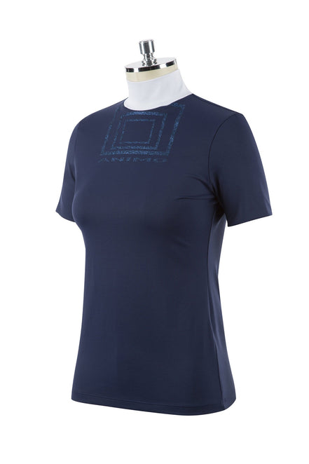 Animo Blur Dames Wedstrijdshirt Wedstrijdshirts - Maddelin Equestrian Animo Italia
