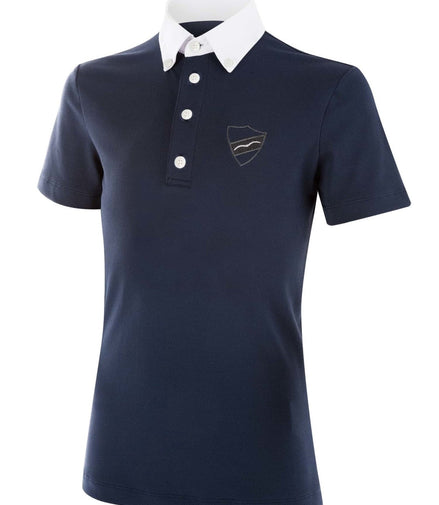 Animo Core Amleto Wedstrijdshirt Jongens Navy Wedstrijdshirts - Maddelin Equestrian Animo Italia