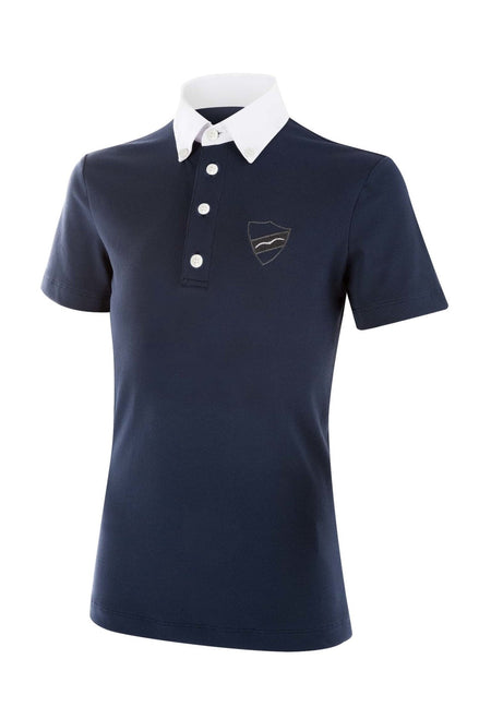 Animo Core Amleto Wedstrijdshirt Jongens Navy Wedstrijdshirts - Maddelin Equestrian Animo Italia