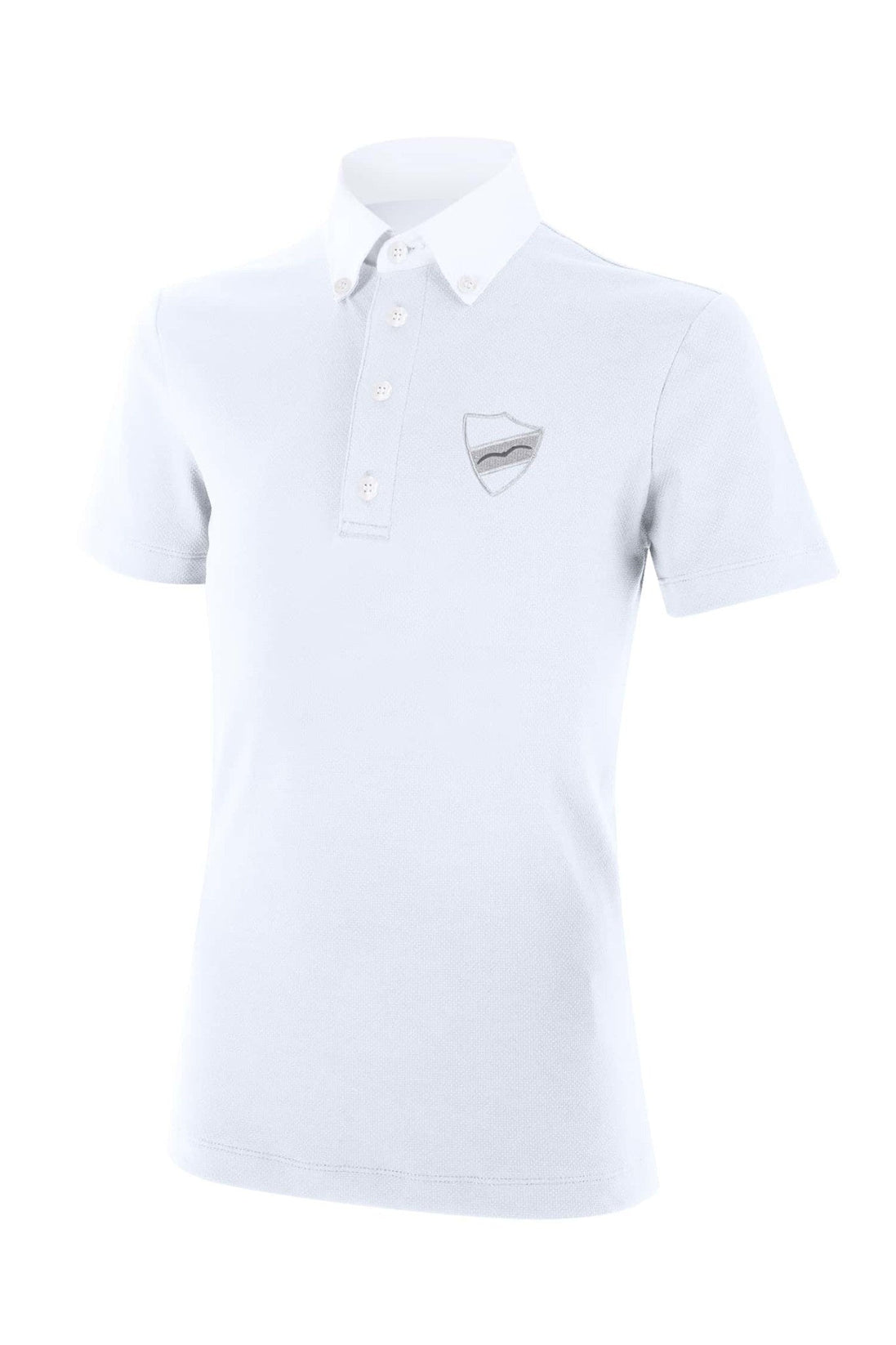 Animo Core Amleto Wedstrijdshirt Jongens White Wedstrijdshirts - Maddelin Equestrian Animo Italia