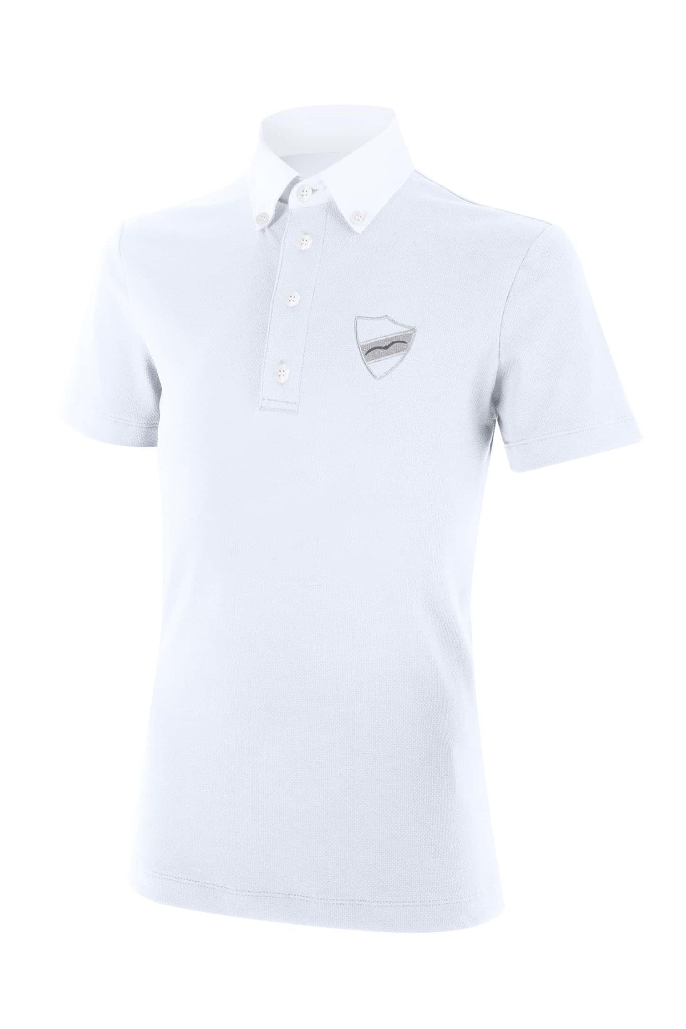 Animo Core Amleto Wedstrijdshirt Jongens White Wedstrijdshirts - Maddelin Equestrian Animo Italia