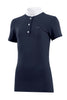 Animo Core Betta Navy Wedstrijdshirt Meisjes Wedstrijdshirts - Maddelin Equestrian Animo Italia