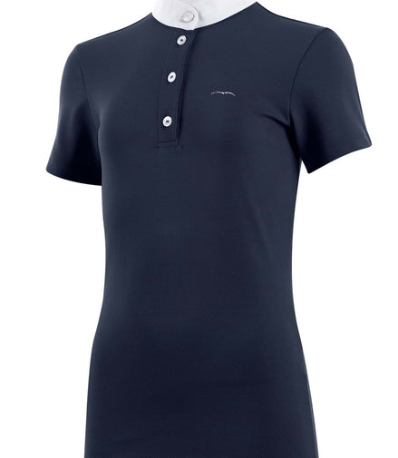 Animo Core Betta Navy Wedstrijdshirt Meisjes Wedstrijdshirts - Maddelin Equestrian Animo Italia
