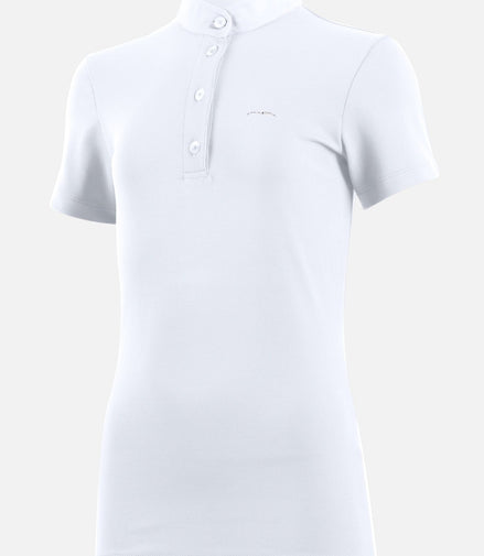 Animo Core Betta White Wedstrijdshirt Meisjes Wedstrijdshirts - Maddelin Equestrian Animo Italia