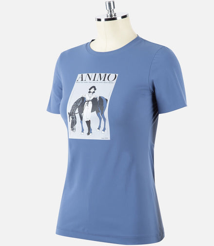 Animo Fuces T-shirt Dames Dames Shirts - Maddelin Equestrian Animo Italia