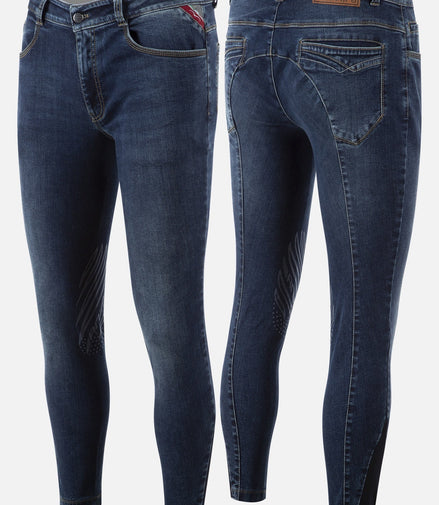 Animo Mahican Jeans Knie Grip Heren Rijbroek Heren & Unisex - Maddelin Equestrian Animo Italia
