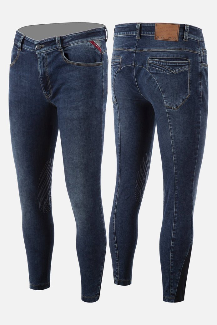 Animo Mahican Jeans Knie Grip Heren Rijbroek Heren & Unisex - Maddelin Equestrian Animo Italia