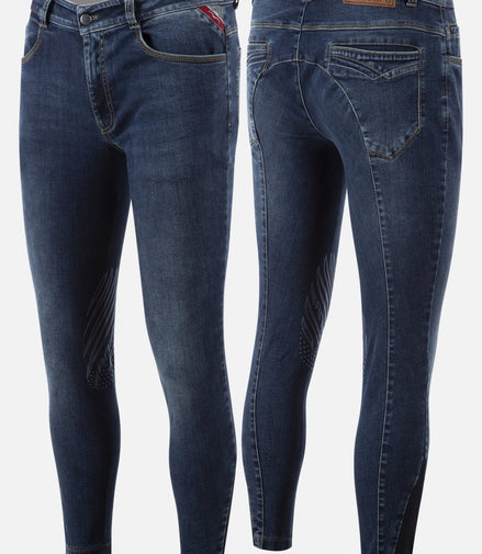 Animo Mahican Jeans Knie Grip Heren Rijbroek Heren & Unisex - Maddelin Equestrian Animo Italia